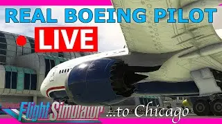 Real 787 Pilot Flies the Horizon 787-9 Live! JFK To Chicago