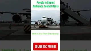 People in Airport Ambience Sound Effects 