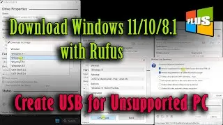 Create Bootable USB without Pre-Downloaded Windows 11 / 10 / 8 || No Minimum Requirements Needed