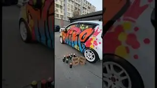 Граффити на машине short 