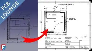 Place 2D Drawing on a Page and Export to PDF or Print | FreeCAD Beginner Tutorial