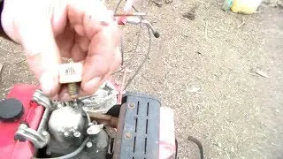 Starting a walk-behind tractor in winter or when the piston is heavily worn.