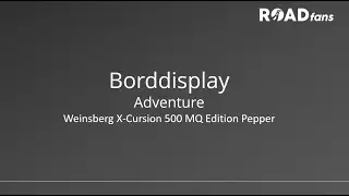 Adventure | Weinsberg X-Cursion | Borddisplay