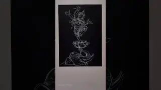 Invert Art of Ganpati Bappa 😱😍 #ganesh #ganeshchaturthi #art #shorts