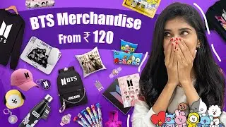 I bought BTS MERCH only for ₹120??😲💜/ is it WORTH IT ? 🤔 / save money / bts army / meesho finds