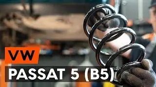 Hoe een spiraalveer achteraan vervangen op een VW PASSAT 5 (B5) [AUTODOC-TUTORIAL]