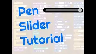 The BEST Pen Slider Tutorial in Scratch! | Animated value picker addon to your games! | Coder Archer