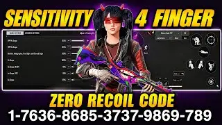 pubg Mobile/Bgmi Sensitivity Settings 2026 🔥 New Update 4.4 Code 🔥 Best Scope Sensitivity Settings