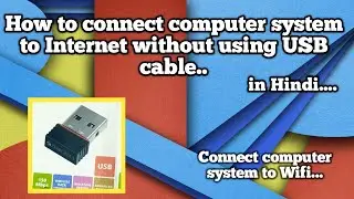 How to install zebronic Wifi mini USB Adapter - wifi usb adapter for pc- wireless adapter (Tutorial)