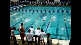 Florida Southern Mocs 400 Free relay at 2012 NCAA Nationals Rae-Lynn's last college swimMOV06050.MPG