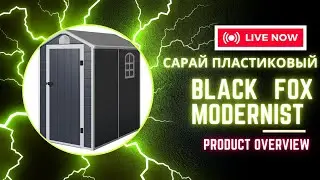 Сарай пластиковый Black Fox Modernist B 2,5м2