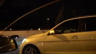 BMW 550d rwd st2 vs MB ML63AMG st1