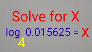 Log Equation with Decimal Argument