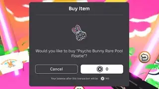 Sniping Psycho Bunny Floatie UGC LIMITED (FREE)