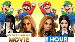 MOVIES & TV SHOWS With ZERO BUDGET! Wednesday, Addams Family, M3GAN, Super Mario Bros, Disney Pixar!