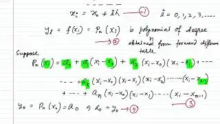 Interpolation || Newton’s forward interpolation and backward interpolation formula