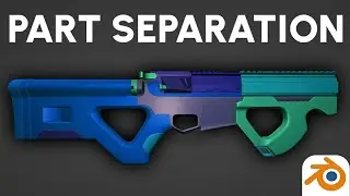 How To Turn 3D Model To Chunks of Seamless Meshes! | Blender Modeling Workflow