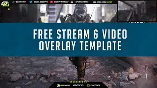 Free Twitch Overlay Template | Optic Scumpii Overlay Template