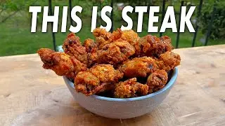 I Love When Steak Comes In A Crispy, Delicious, Golden Brown Package