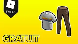 [FREE ITEM EVENT] COMMENT AVOIRLES NOUVEAU VÊTEMENT EN 3D ROBLOX