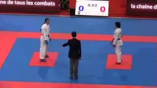 MS WKF 2012, Repasage kumite female +68kg (Radka Krejčová) repasage