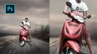 Photoshop Manipulation New Motorbike Processing Tutorial