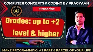 ComputerChannel ‎@smartankurbanti will change to: Computer Concepts & Coding By Pragyaan: ErAnkurRaj
