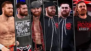 WWE 2K23 - Sami Zayn Entrance Evolution in WWE Games! ( WWE 2K15 To WWE 2K23 )