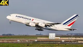 [4K] A380 Air France