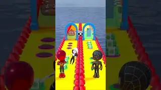 GTA V Romantic Make Girl Happy Run With RED Spidey And Black Spidey #gta