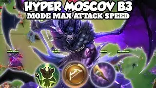 EVA 3 ARCHER HYPER MOSCOV MAX ATTACK SPEED GAK MEMPAN DI STUN | MAGIC CHESS MOBILE LEGENDS