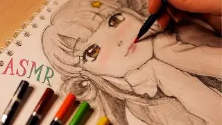 ASMR DRAWING 〰 PENCIL SOUNDS FOR RELAXATION 💤 No Talking