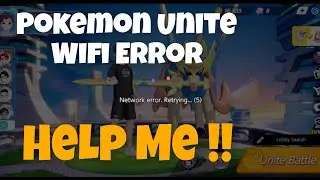 Help Me !! Pokemon Unite Wifi Error #pokemonunite