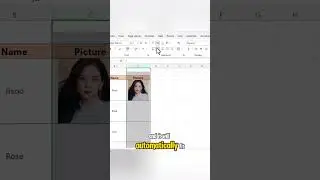 Easily Insert Picture in A Cell #short #shorts #excel