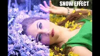 how to create snow in photoshop || PHOTOSHOP CC 2017 TUTORIAL