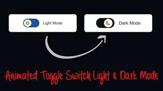Animated Toggle Switch 🌙 Dark & ☀️ Light Mode | NoorHUB