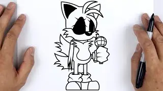 HOW TO DRAW SOUL TAILS | Friday Night Funkin (FNF) - Easy Step By Step Tutorial For Beginners