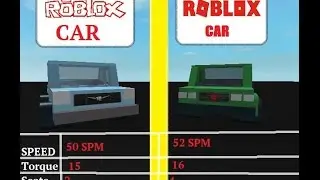 ROBLOX Car Review - New Car VS. Old Car - The Test