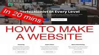 How to Make a Website in 20 mins simaple and easy step - sialacademy
