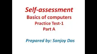 Basics of computers: Practice Test-1 (Part A)