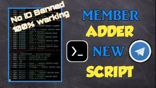 Telegram New Mamber Adding Script Using Termux ♨️