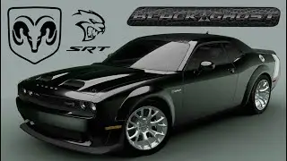 DODGE CHALLENGER SRT HELLCAT BLACK GHOST. Небольшая история из 1970 г.