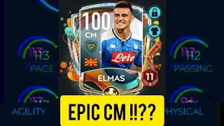 TOP PROSPECTS 100 CM ELMAS REVIEW AND GAMEPLAY !! 😱🔥 | IS HE A GOOD CM ?? | FIFA MOBILE | FM LEO