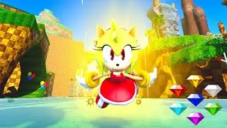 SUPER AMY! - Sonic RP+ *How to get ALL Chaos Emeralds and Badge* Roblox