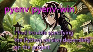 Specify Python version for each folder(pyenv-win)