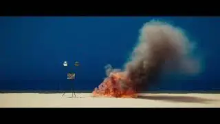Fire simulation | Houdini, Nuke