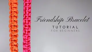 EASY friendship bracelet tutorial for BEGINNERS || Bungee Braid ||
