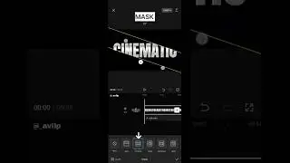 Cinematic text reveal in Capcut Video Editor 