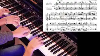 Beyer op.101 n.63 (4 mani) - Esecuzione