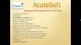 Hyperian Essbase Online Training